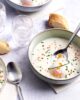 Crème d’asperge blanche et son œuf parfait