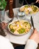 Rigatoni aux choux romanesco et oeuf parfait